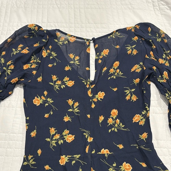 NWT Reformation Larchmont Floral Midi Dress in Parm Size 2 - Picture 6 of 10